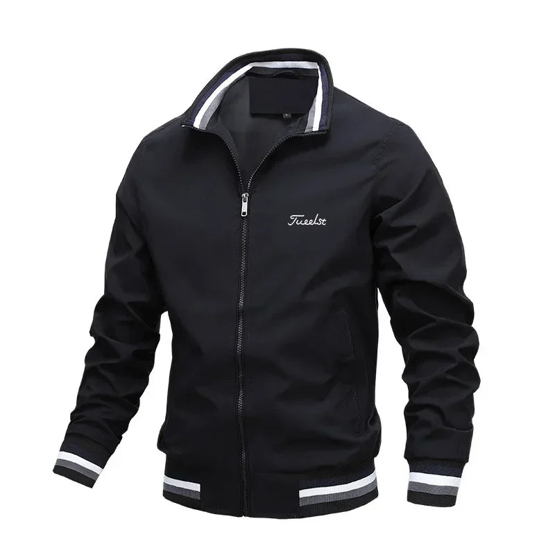 Golf Jacket Men's Clothing Casual Sports Jacket Fashion Windproof Men's Bomber Jacket