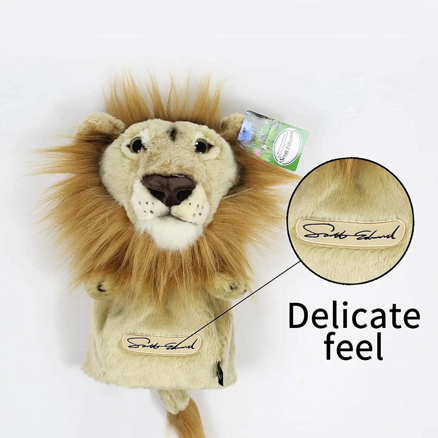 Animal Golf Driver Wood Covers, Fits Drivers , Lovely Lion, Fun and Functional