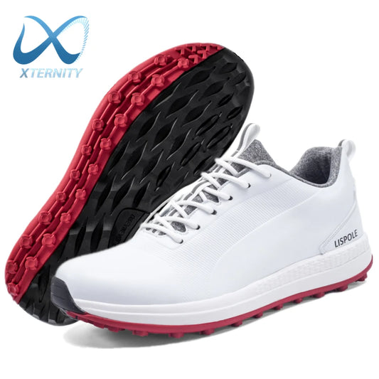 Comfortable Golf Shoes Mens Professional Golf Spike less Sneakers Non-Slip Waterproof Golfer Walking