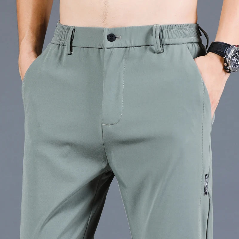 Men's Golf Pants High Quality Slight Stretch Fashion Casual Breathable Trousers