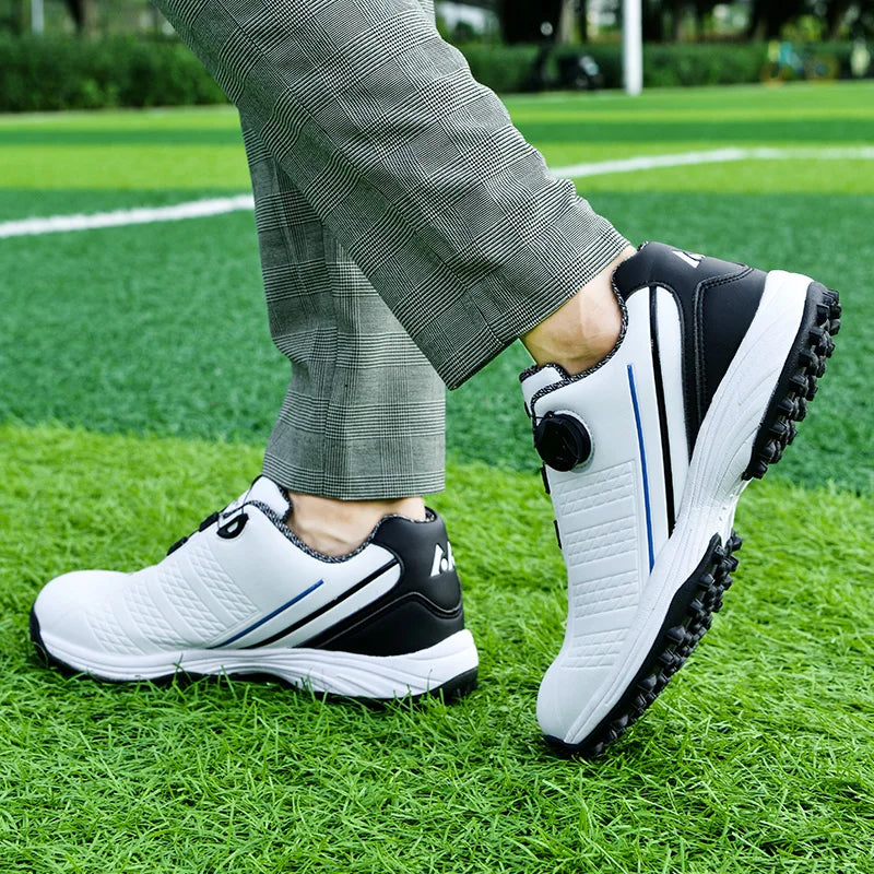 Men Golf Shoes Professional Sports Athletics Golf Sneakers, Golfing Shoes