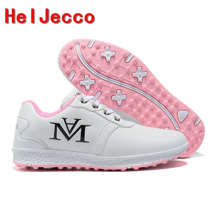 Woman Golf Shoes Professional Breathable Sports Shoes Comfortable Non Slip Lady Golfing Sneakers