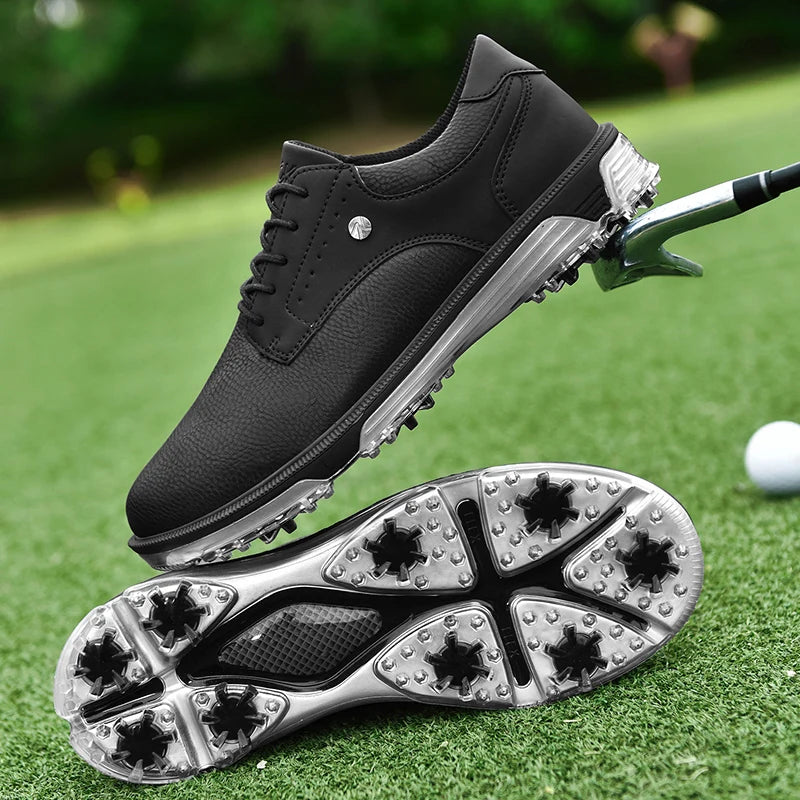 Golf Shoes Mens Professional Spikeless Sneakers Non-Slip Waterproof Outdoor Golf Walking Footwear