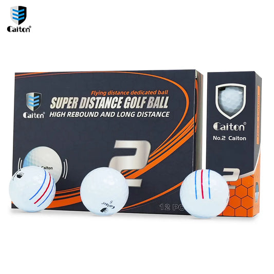 12pcs Golf Super Long Distance Double Layer Golf Ball, Increase 40+ Yards Distance/Longer/ Straighter