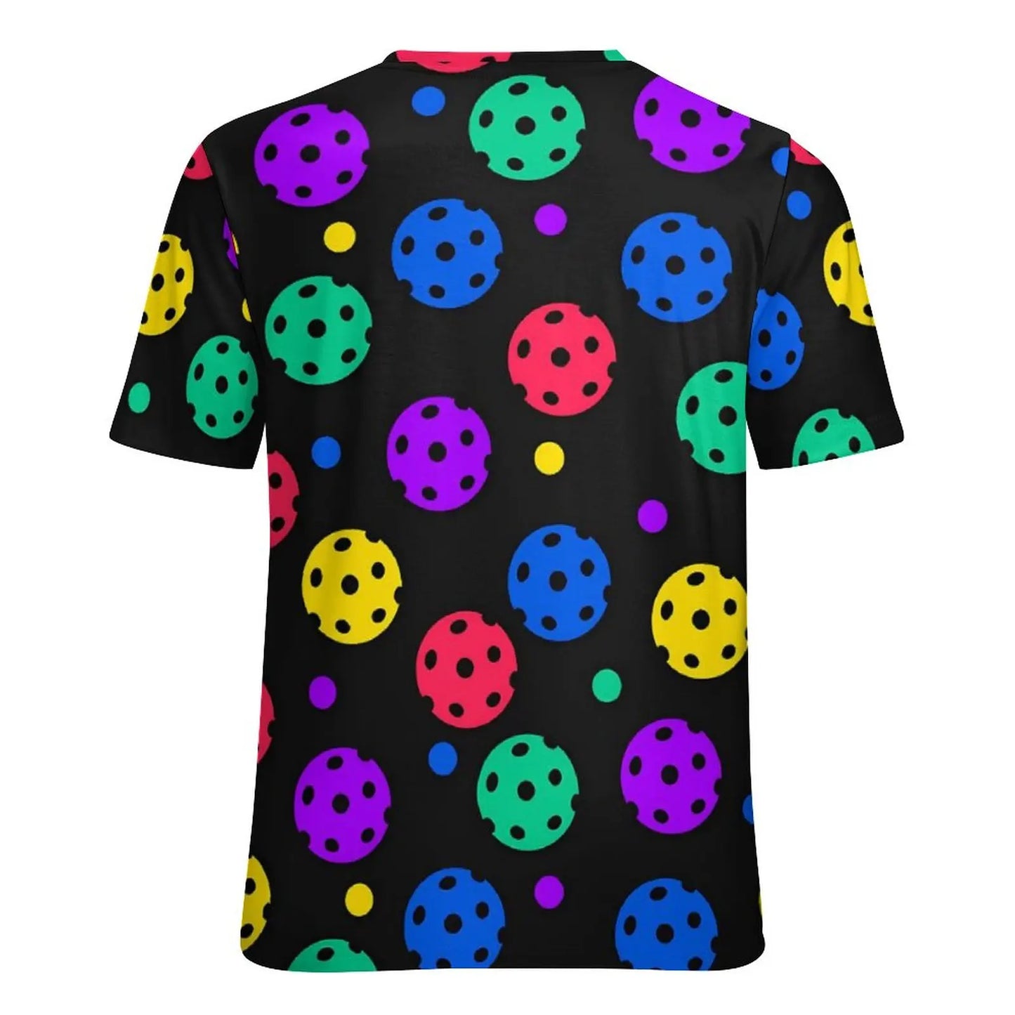 Ball Print T-Shirts Colorful Pickleball Casual Oversized T-Shirt Short Sleeve Female Cute Tee Shirt Summer Custom Clothes