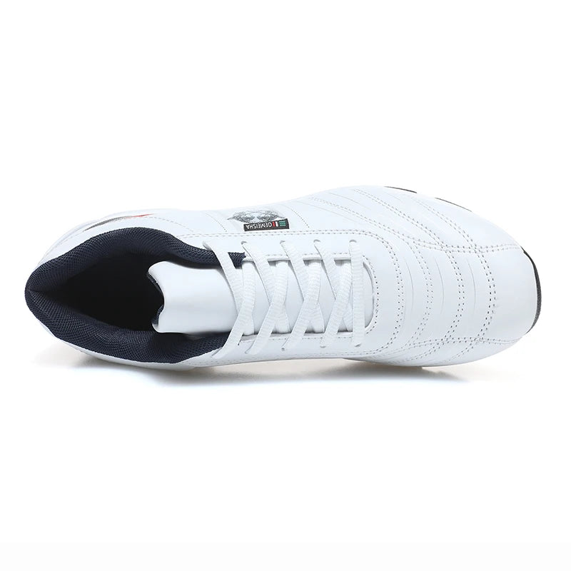 Men Sport Golf Shoes Black White Waterproof Golf Sneakers