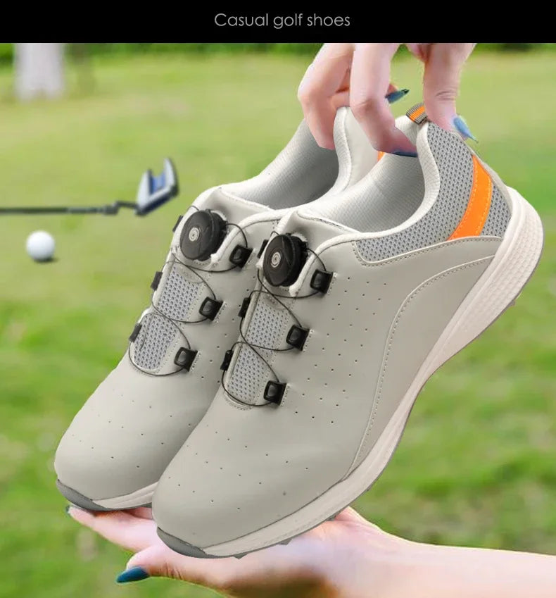 Waterproof Men and Womens Golf Shoes Professional Lightweight Golf Sneakers Casual Sports Golfing Footwear