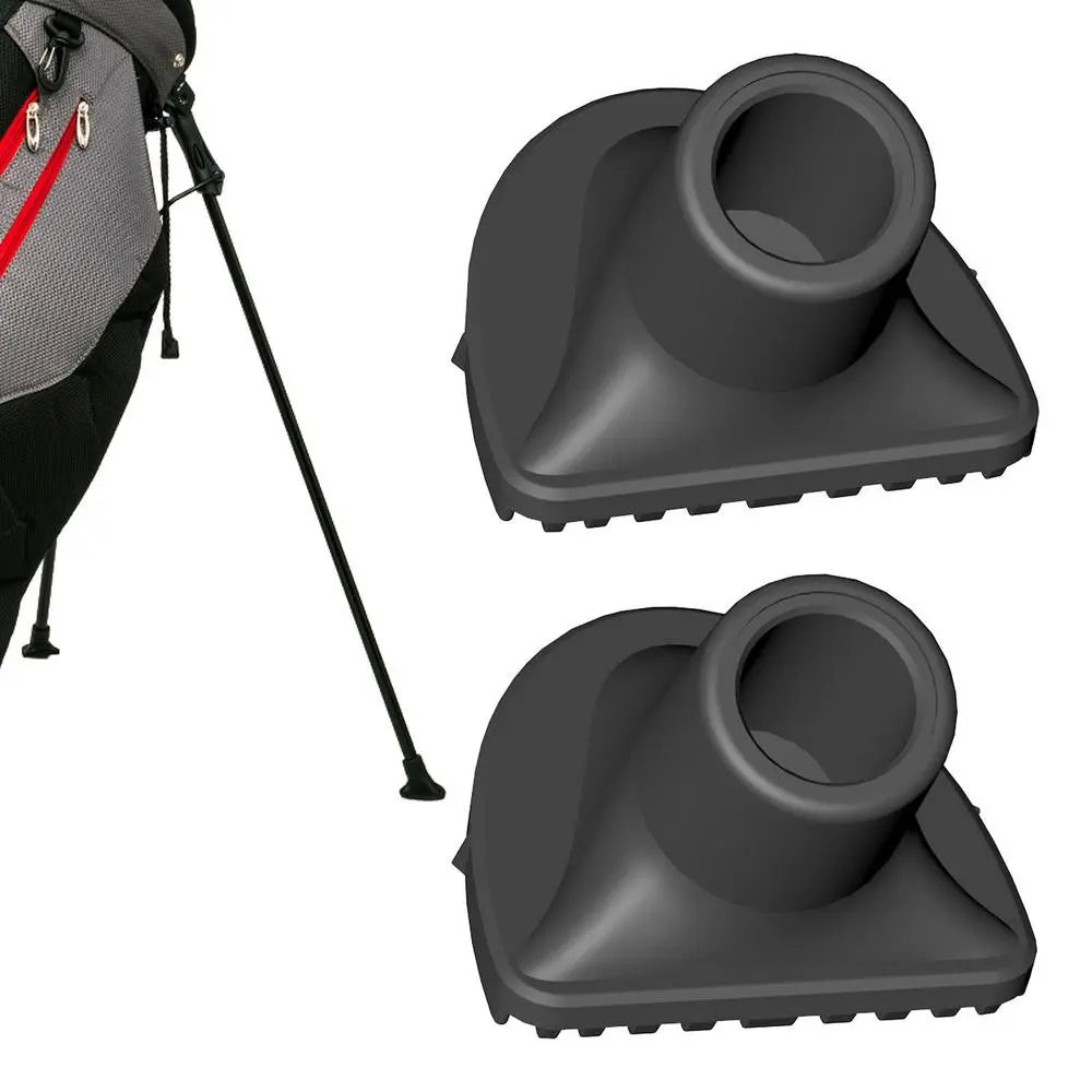 Universal 2pcs Golf Bag Feet Replacement Golf Bag Stand Rubber Accessories