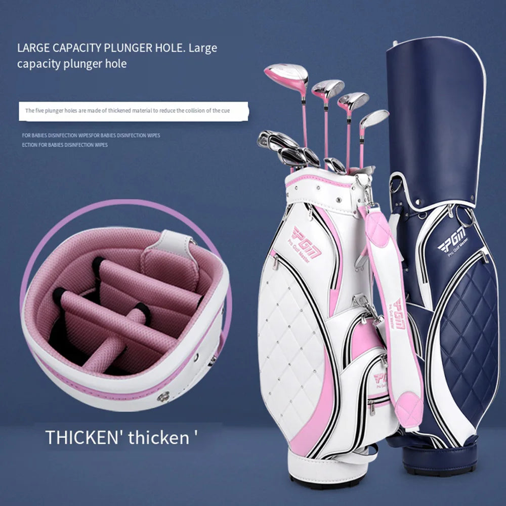 Women Golf Stand Bag Portable Thickened Waterproof Cloth Bag Wear Resistant High Quality