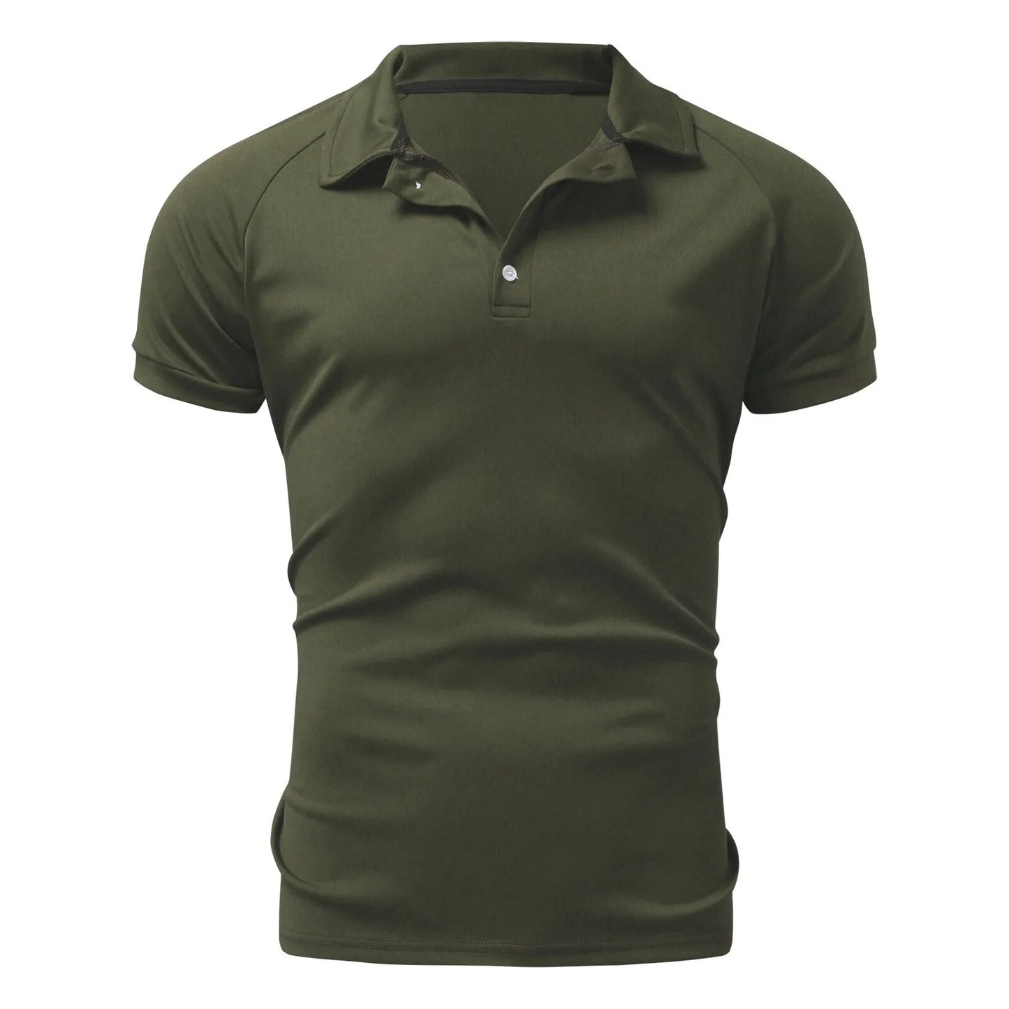 Golf Shirt Mans Solid Casual Short Sleeved, High Quality , Breathable Polo's Variety of Colors.