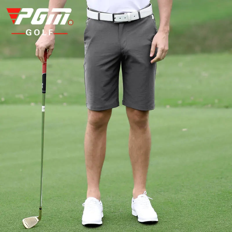 Men Golf Shorts Summer Solid Breathable Comfortable Cotton Casual Sports Wear