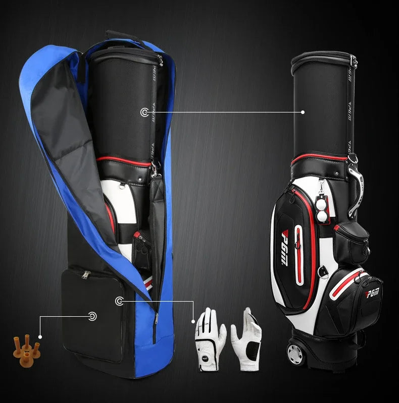 Golf Aviation Bag Dust Storage Bags Aircraft Travel Golf Club Carrier Foldable