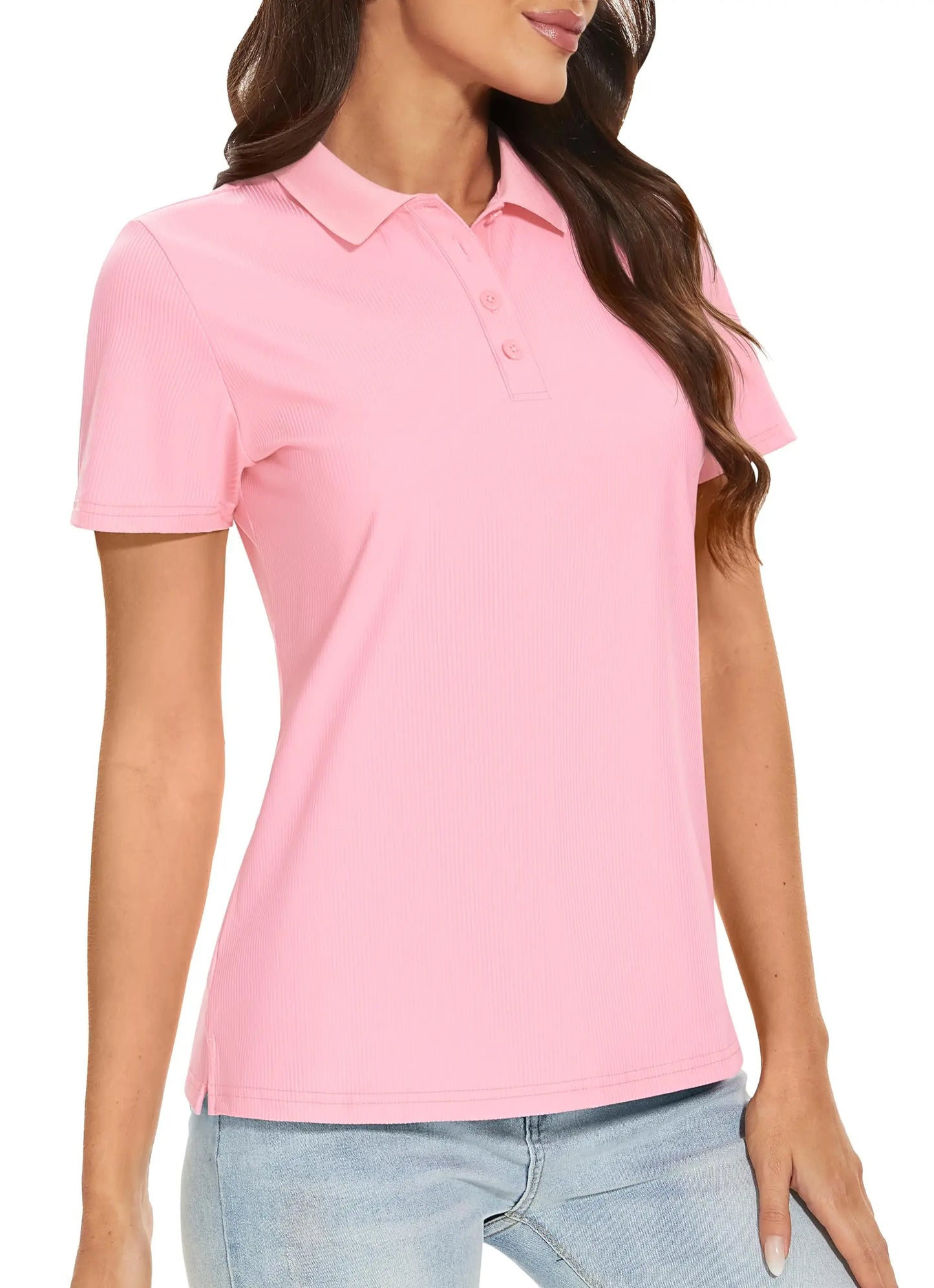 Women's Casual Short Sleeve T Shirt Breathable, Quick Dry, Golf Shirts Female Tee