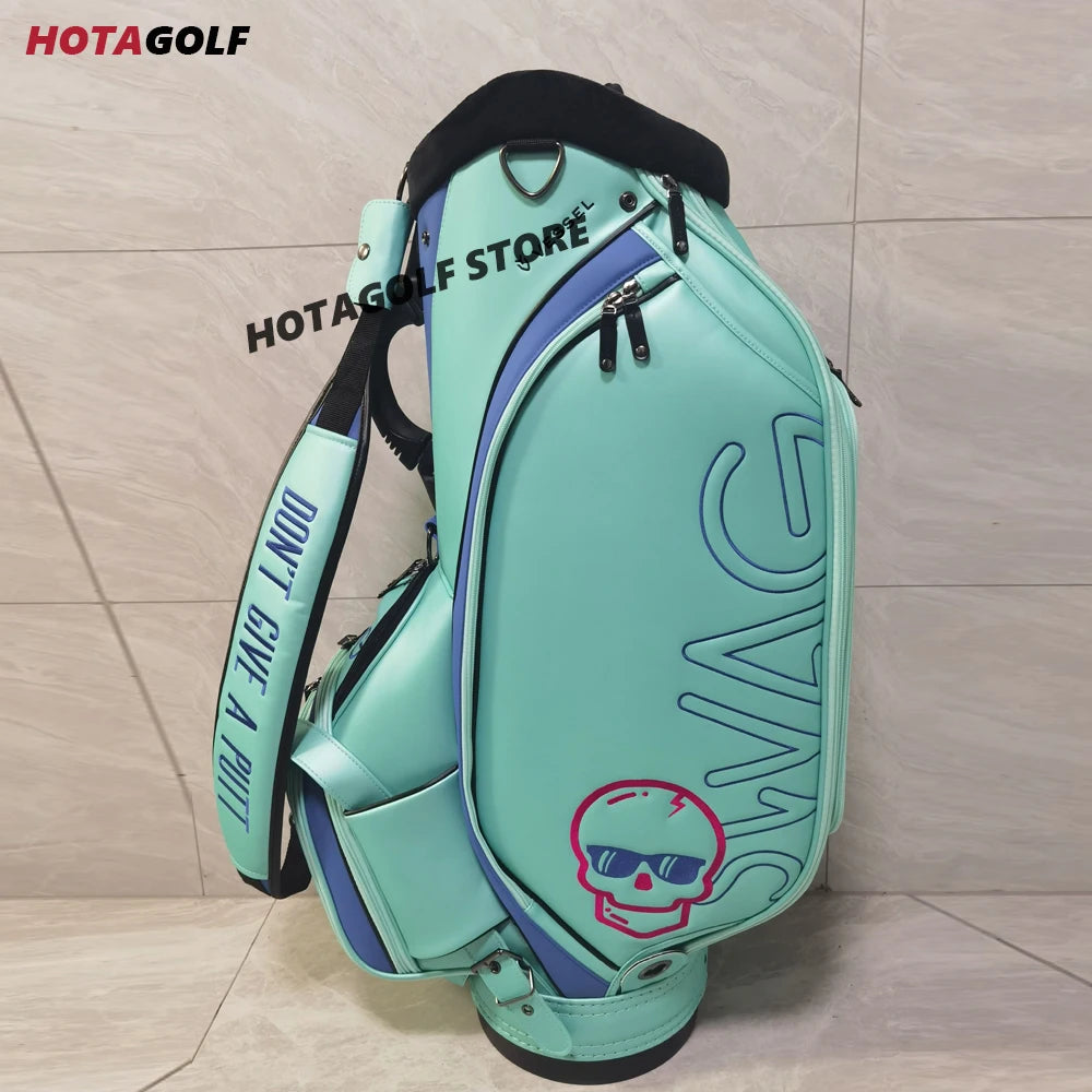 Golf Bag Fashion Skull Embroidered Golf Bag Golf Caddy Bag