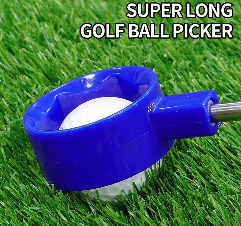 Golf Ball Retriever,9 ft Stainless Telescopic Extendable Golf Ball Pick Up Retriever Grabber