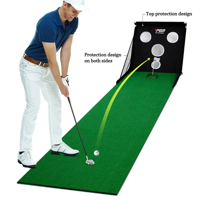 Indoor Golf Putting Home Trainer Mini Practice Mat Training Aids