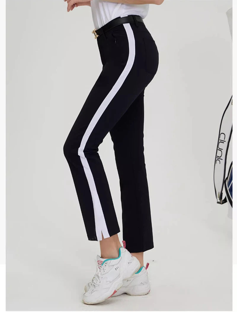 Women's Golf Wear Pants High Elastic Soft Trousers For Ladies Sports Clothing