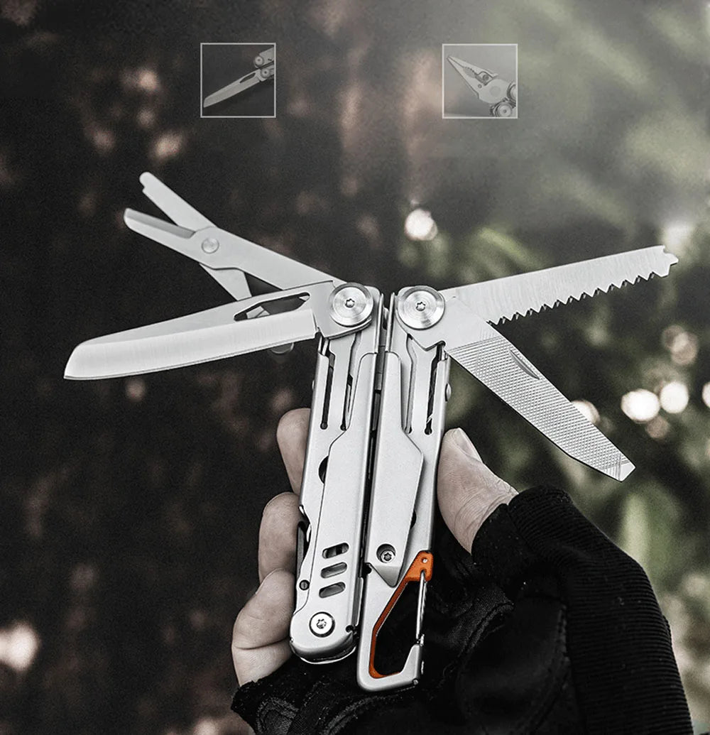 440 Steel Folding Knife Pliers 5Cr15Mov High Hardness Multi-tool Outdoor Survival Camping Pocket Knife EDC Jackknife Hand Tools