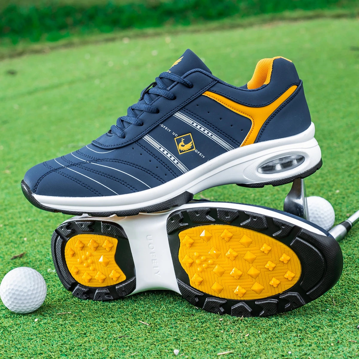 Men Golf Shoes Casual Breathable Waterproof Non-slip Golf Outdoor