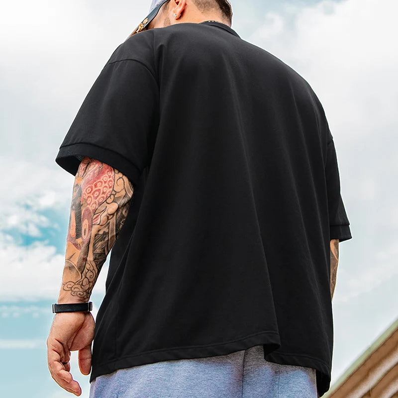 Polo Shirts Men Plus Size 1XL-7XL Short Sleeved T Shirt Loose Polos Oversized Tops Big Size Men Golf Shirts