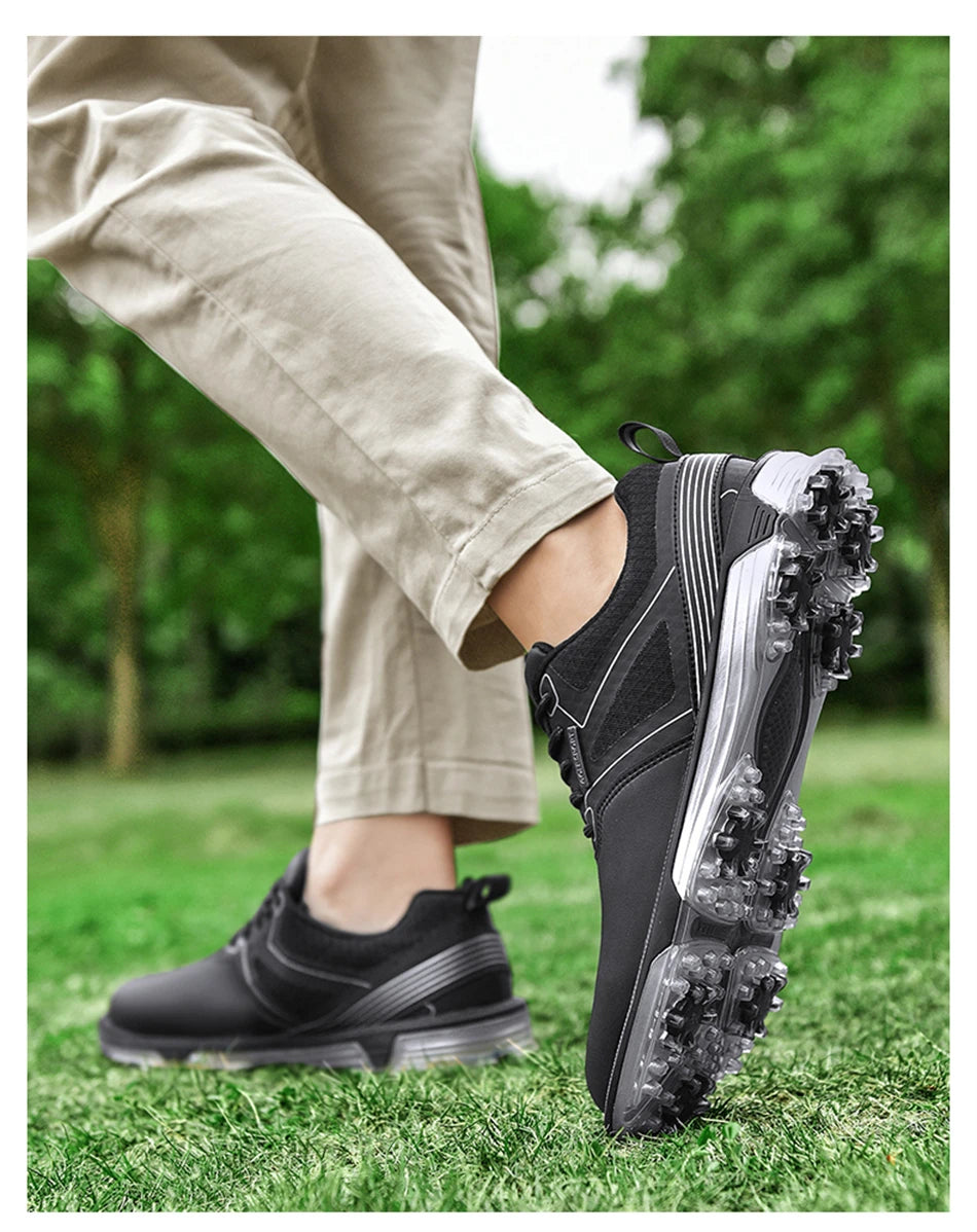 Leisure Golf Shoes Men Professional Lightweight Golfers Footwear Comfortable Non-Slip Luxury Shoes