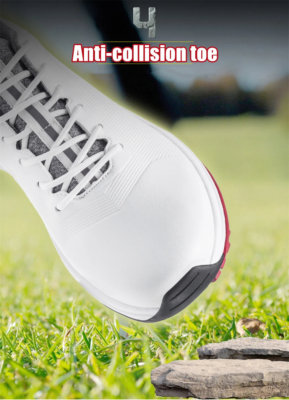 Comfortable Golf Shoes Mens Professional Golf Spike less Sneakers Non-Slip Waterproof Golfer Walking