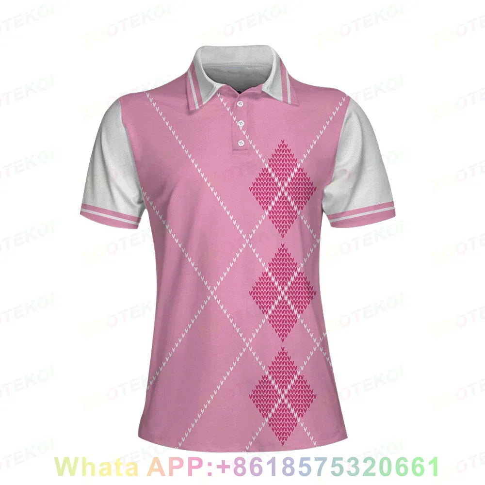 Women Victory Golf Dry Fit Performance Upscale Polo Shirt Short Sleeved And Breathable