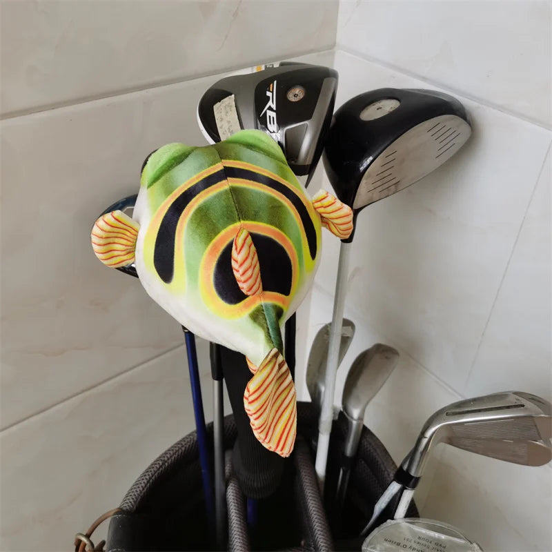 Plush Globe Fish Golf Cover Fairway Woods Head Cover Men /Women