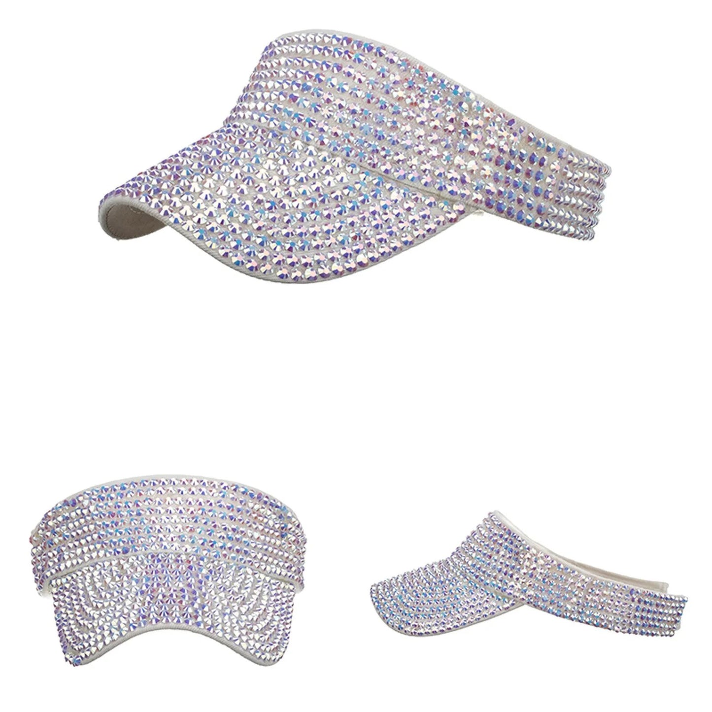 Golf Visor Women's Rhinestone Bling Bling Sun protection!