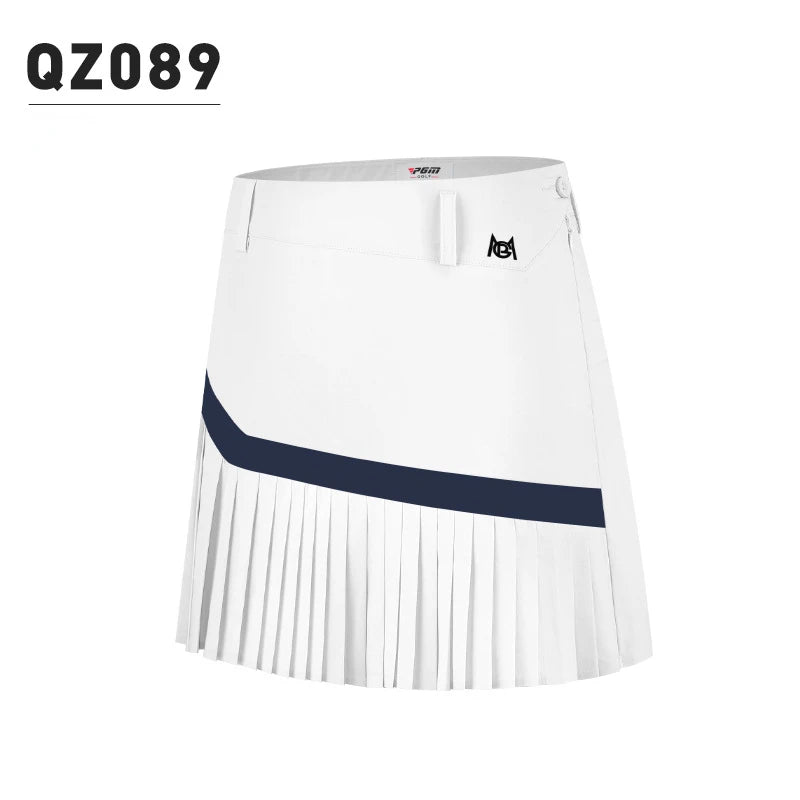 Women's Golf Sports Short Skirt Skort Summer Breathable  A-line Pleated Skirt