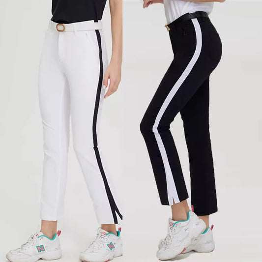 Women's Golf Wear Pants High Elastic Soft Trousers For Ladies Sports Clothing