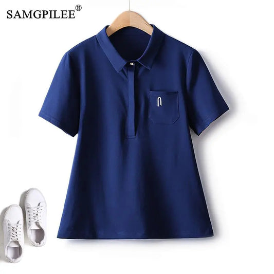 Summer Polo Shirts For Women Casual Short Sleeve Golf Tops