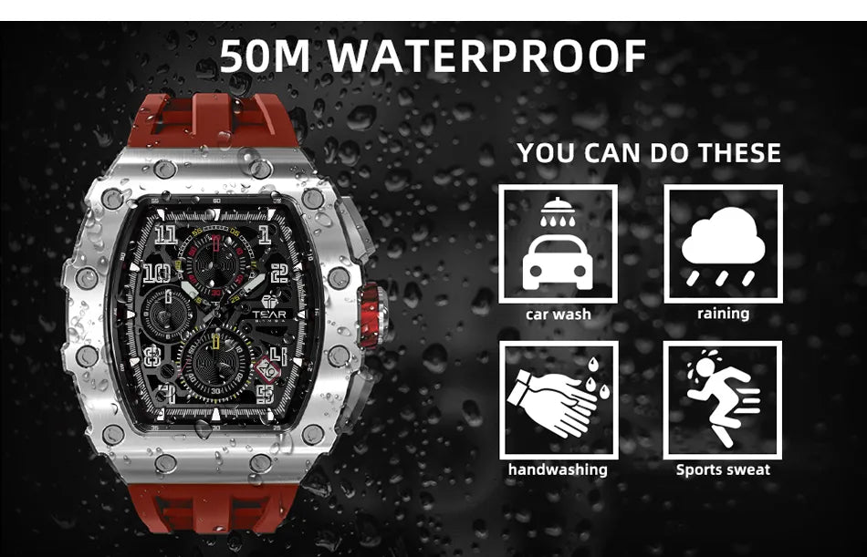 Watch For Men Top Brand Luxury/Waterproof Quartz Wristwatch,Chronograph Sports Watch.