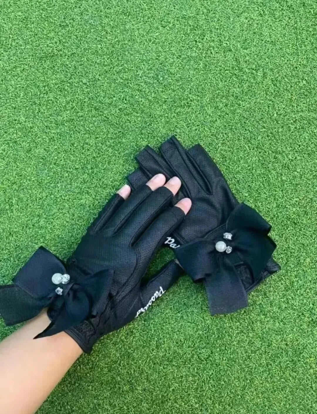 Women's Golf Left Hand Right/Hand Sport Gloves Breathable Wear-Resistant