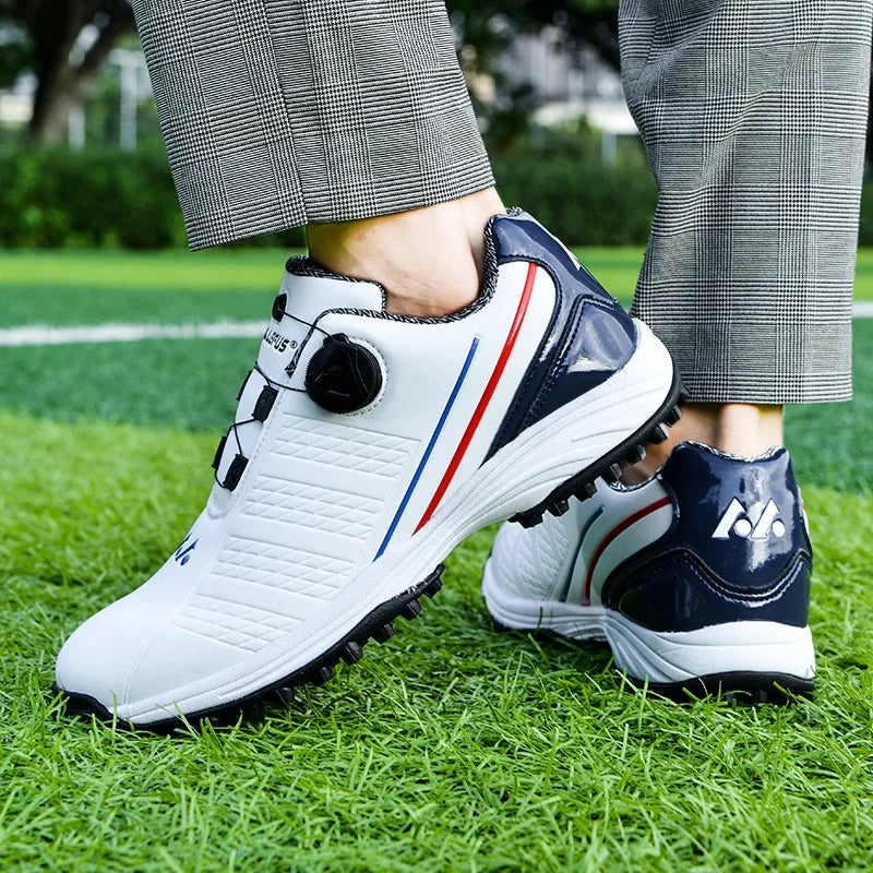 Men Golf Shoes Professional Sports Athletics Golf Sneakers, Golfing Shoes