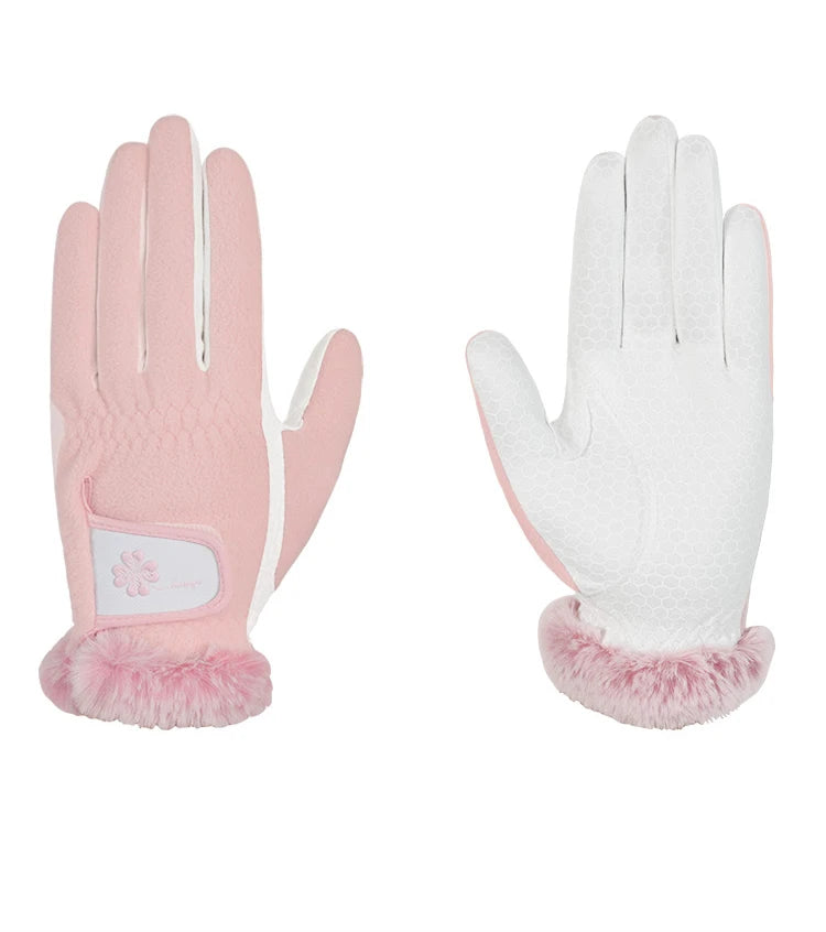 Luxury Brand Warm Golf Gloves Women's Left and Right Hands 1 Pair