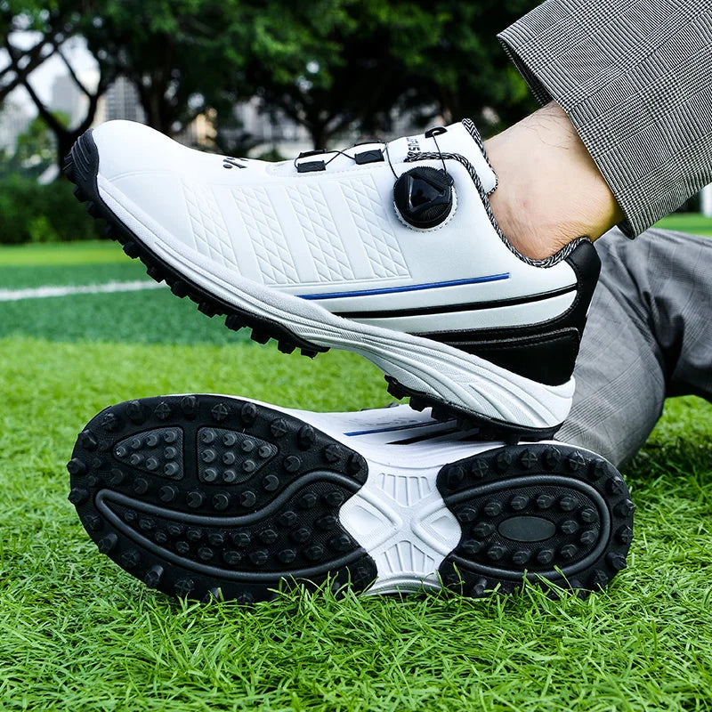 Men Golf Shoes Professional Sports Athletics Golf Sneakers, Golfing Shoes