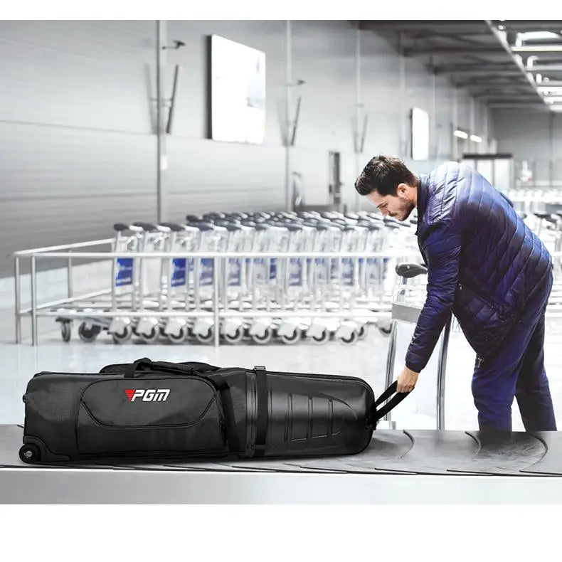 Golf Aviation Golf Club Travel Bag Men / Women Hard Shell Anti Crash Aircraft Roller Travel Bag