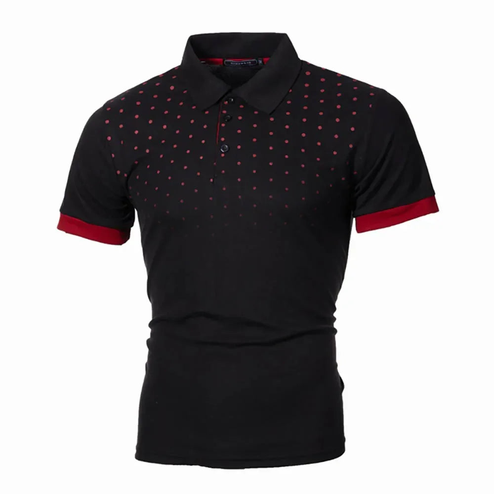 Men's Summer Polo Shirt Breathable Golf Polo T-Shirt Sport Hiking Shirts Casual Work Short Sleeved Tops Male Business Clothes