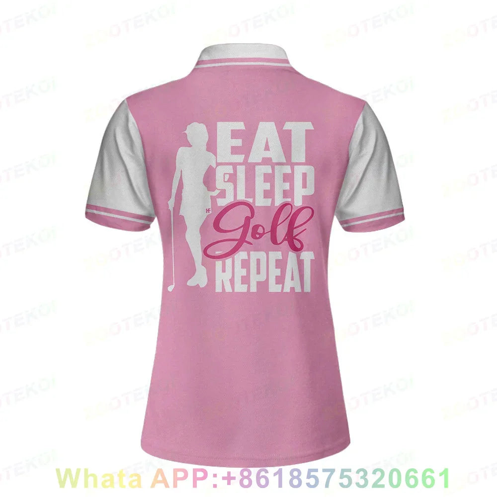 Women Golf Performance Short Sleeved Shirts Quick Dry, Breathable Shirts