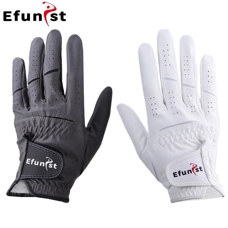 Golf Gloves Men's Glove Left/Right Hand 2 color Soft Breathable Gloves