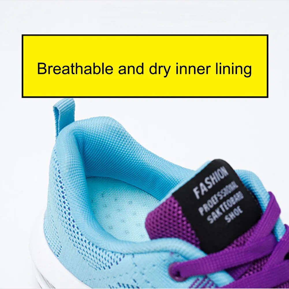 2023 Women Sport Shoes Fashion Sneakers, All Season, Comfortable Breathable Running Shoes.