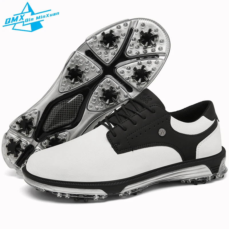 Golf Shoes Mens Professional Spikeless Sneakers Non-Slip Waterproof Outdoor Golf Walking Footwear