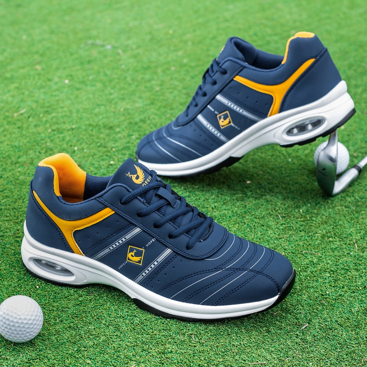 Men Golf Shoes Casual Breathable Waterproof Non-slip Golf Outdoor