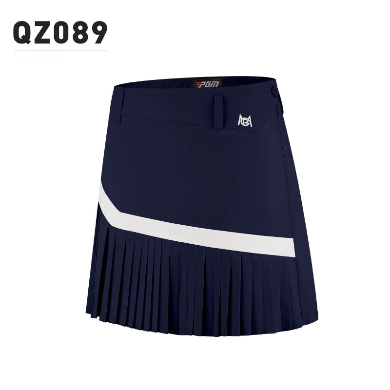 Women's Golf Sports Short Skirt Skort Summer Breathable  A-line Pleated Skirt
