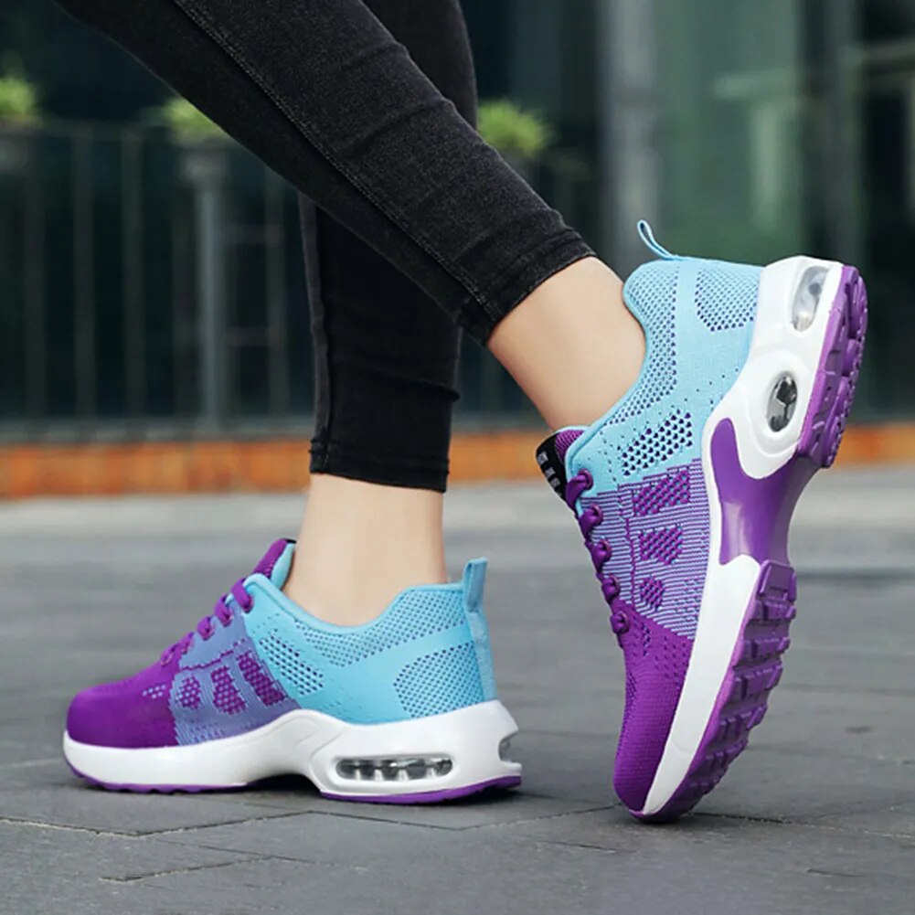 2023 Women Sport Shoes Fashion Sneakers, All Season, Comfortable Breathable Running Shoes.