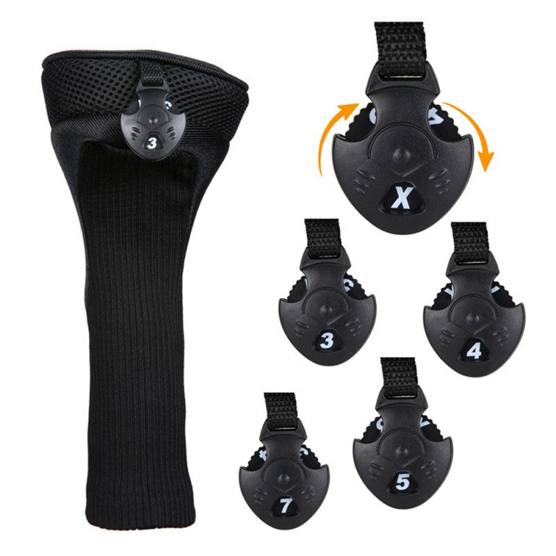 3pcs Set Golf Head Covers Driver/ Fairway Woods Head Covers For Golf Clubs Protection For Golfs Clubs